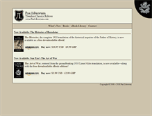 Tablet Screenshot of paxlibrorum.com
